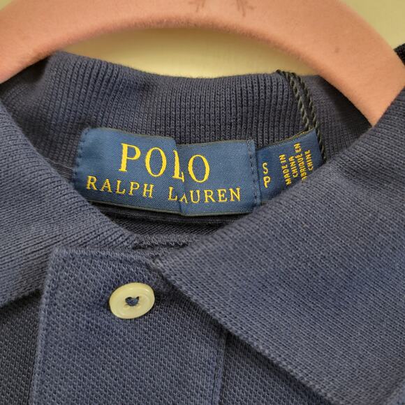 NWT Ralph Lauren Teddy Long Sleeve Polo Navy Small - Picture 2 of 12